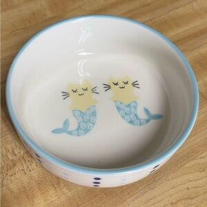 Mercat Signature Ceramic Bowl with Cat Mermaid Design
